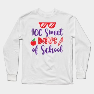 100 Sweet Days Of School Long Sleeve T-Shirt